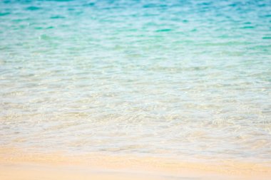 Doğanın arka planında güzel deniz kıyısı tatili