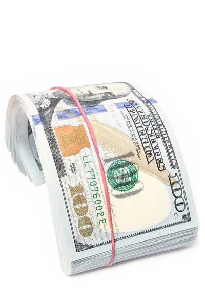 Business dollar money on white background — Stock Photo, Image