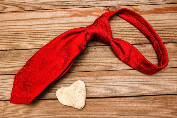 Man's tie  day in love — Stock Photo, Image