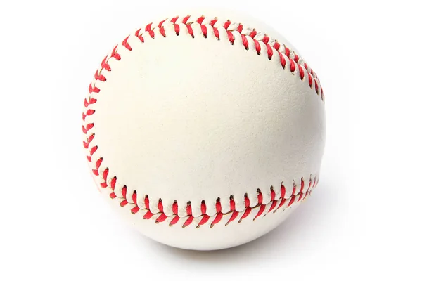 Myach piękne baseball na białym tle — Zdjęcie stockowe