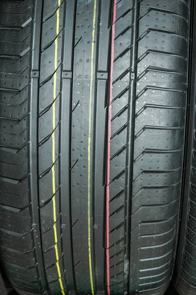 Car tires for car background — Stock Photo, Image