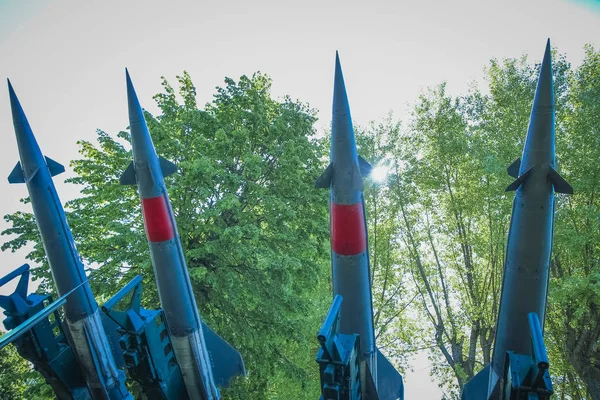 Ракеты в музее — стоковое фото