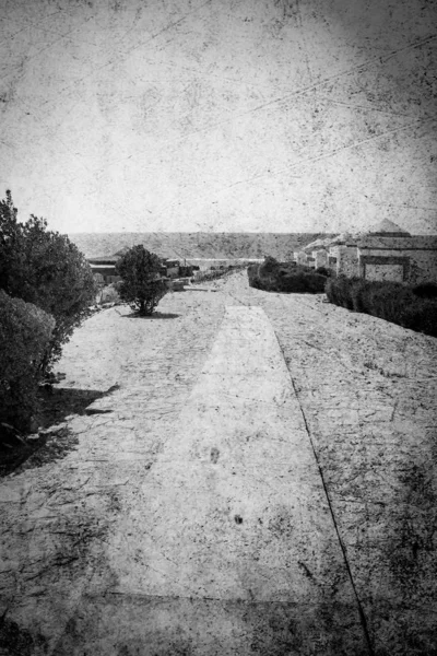 Sentier de marche élégant vers le fond de la mer — Photo