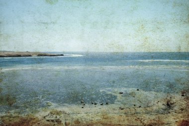 Doğa manzara backgr eski fotoğraf güzel sahil tatil