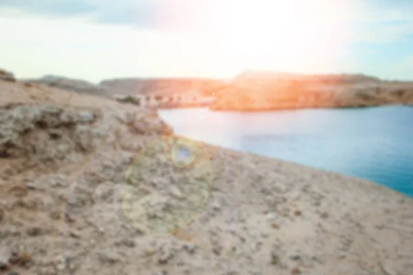 Belles vacances au bord de la mer sur fond de paysage naturel — Photo