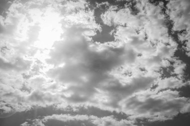 güzel mavi bulutlar doğa Park arka planda gökyüzü