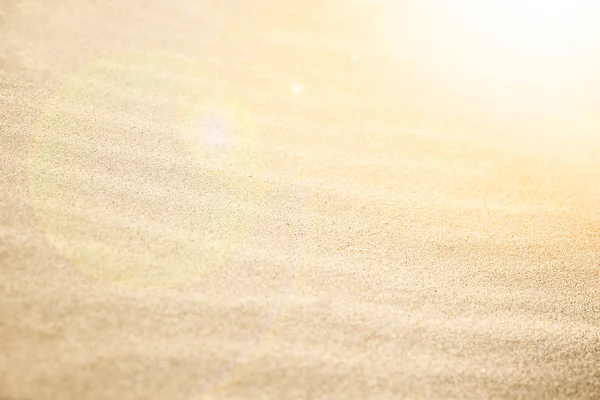 Beautiful sand near the sea on nature background — Stock Photo, Image