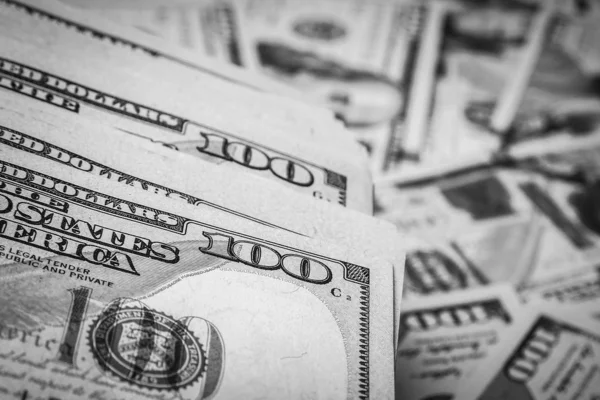 Dinheiro dólar de negócios em fundo branco — Fotografia de Stock