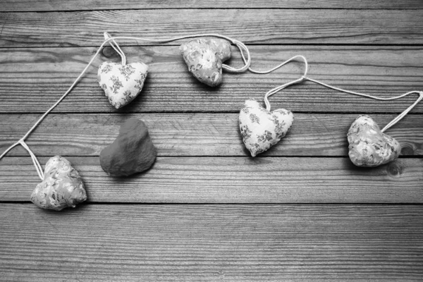 Corazones en el día de San Valentín enamorados — Foto de Stock