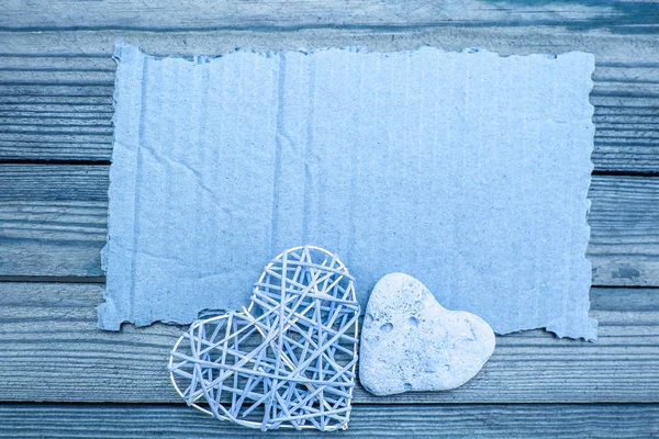 Tarjeta de felicitación en el día en el amor — Foto de Stock