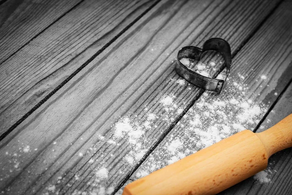 Meel koken op dag in liefde — Stockfoto