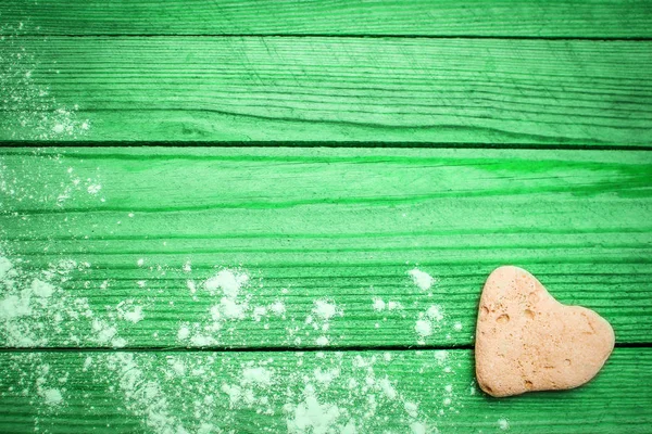 Farinha cozinhar no dia no amor — Fotografia de Stock