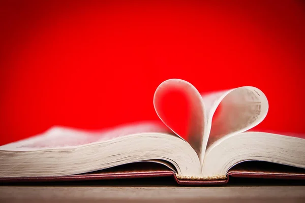 Библия и день любви — стоковое фото