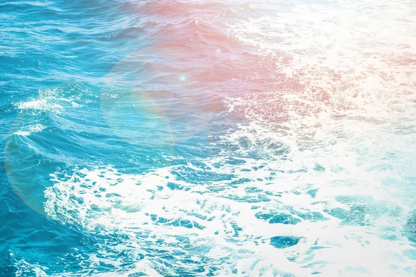 Stylish beautiful sea water on nature background — Stock Photo, Image