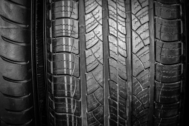 Araba arka plan için araba lastikleri