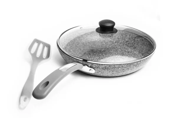 A frying pan on a white background — Stock Photo, Image