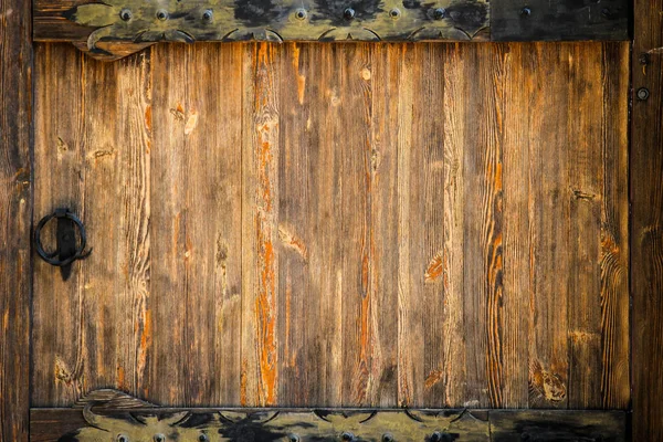 Stylish beautiful old gate in the nature park — Stock Photo, Image