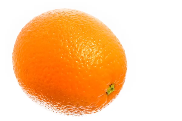 Prachtige oranje sappige sinaasappel op een witte achtergrond — Stockfoto