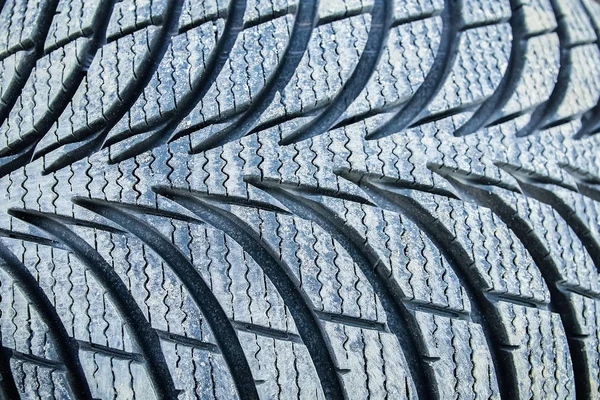 Car tires and wheels for auto background — Stock Photo, Image