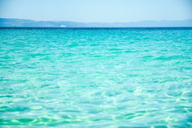 Doğada kıyısı olan güzel bir deniz