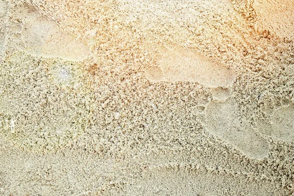 Beautiful pattern on the sea sand on nature background — Stock Photo, Image