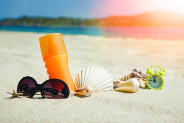 kum kabukları ile güzel krem