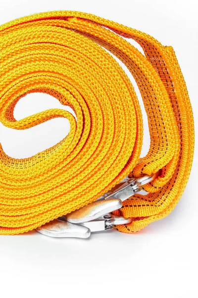 Rope Tow Rope Cars White Background Royalty Free Stock Images