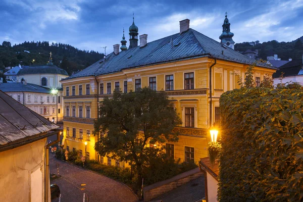 Banska Stiavnica Slowakije Juli 2018 Straat Oude Stad Banska Stiavnica — Stockfoto