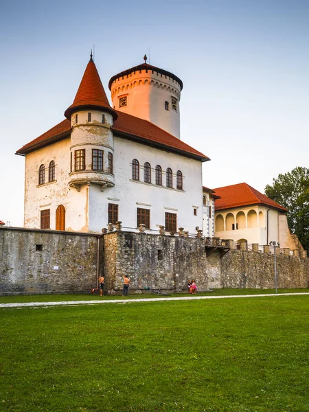 Жилина Словакия Июля 2018 Года Средневековый Замок Будатин Северо Западе — стоковое фото