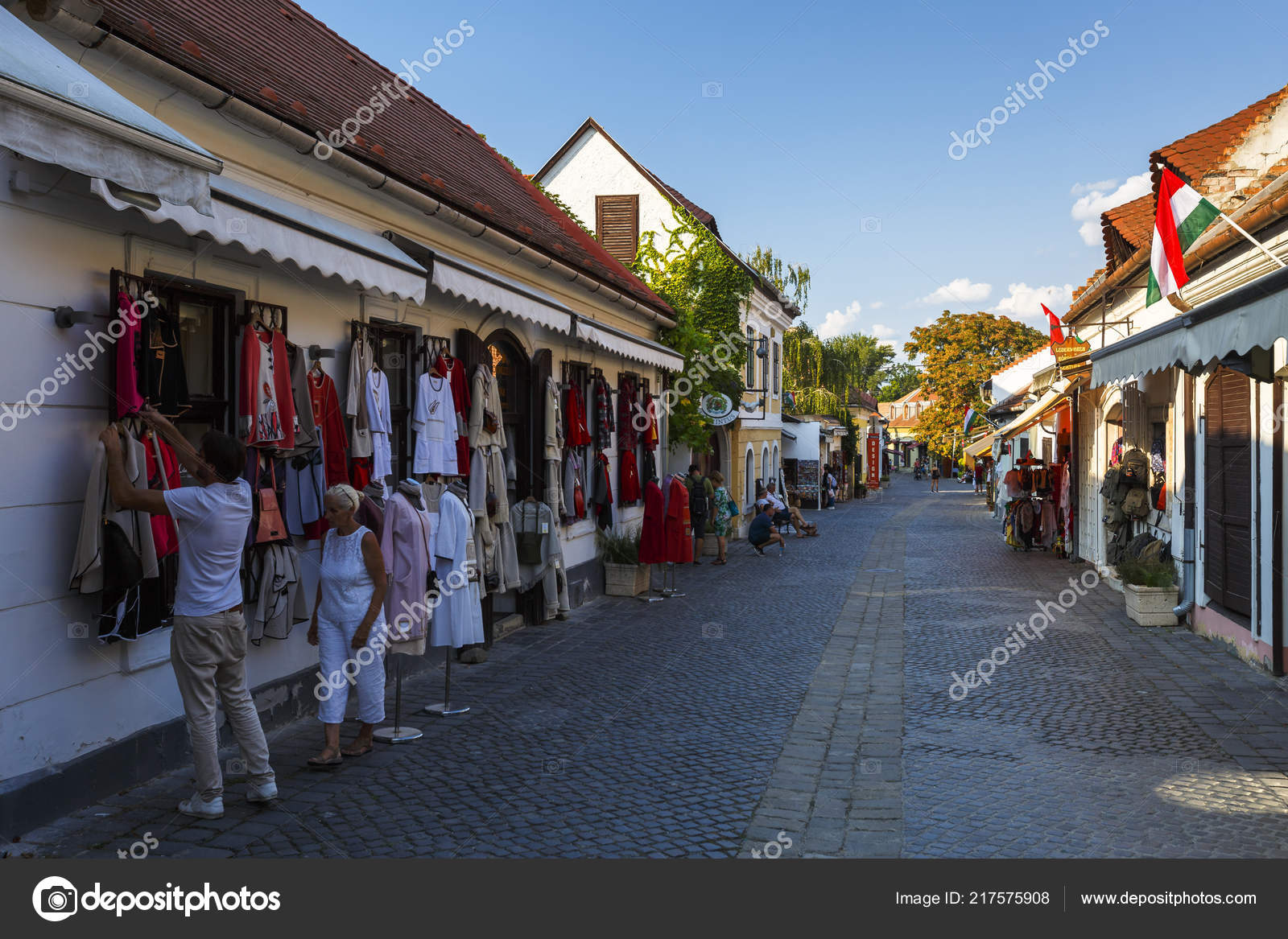 Szentendre Hungary August 2018 Main Street Shops Old Town Szentendre Stock Editorial Photo C Milangonda 217575908