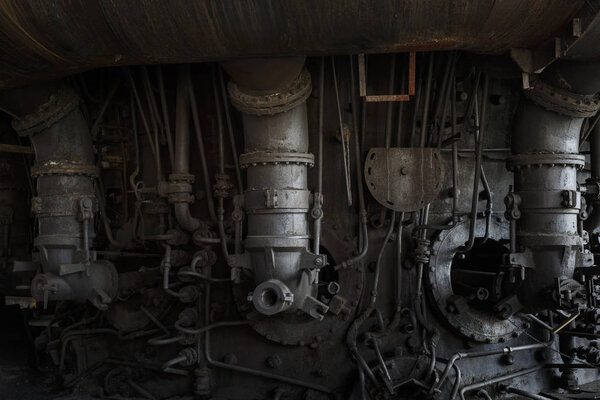 Ostrava, Czech Republic - August 21, 2018: Blast furnace in Lower Vitkovice, a national site of industrial heritage consisting of a unique collection of industrial architecture of former ironworks