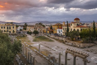 Roma Agora 'nın kalıntıları Yunanistan' ın eski Atina kentinde.