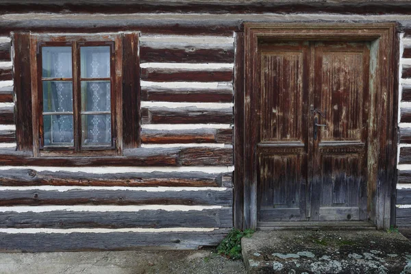 Slovakiska Pribovce Turiec Slovakien Landsbygden Landsbygden Village Arkitektur Hus Traditionella — Stockfoto