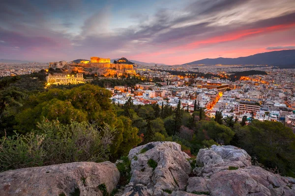 Akropolis i Aten. — Stockfoto