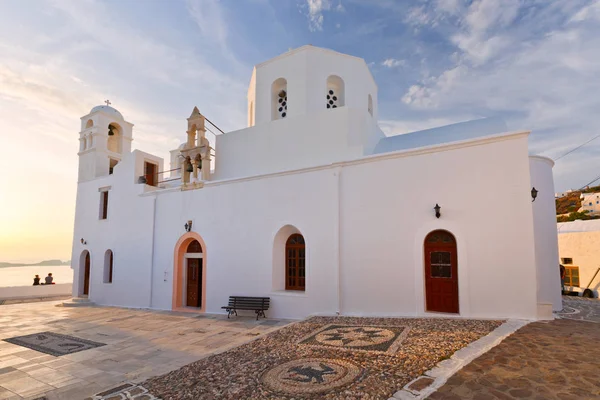 Aldeia Plaka, ilha de Milos . — Fotografia de Stock