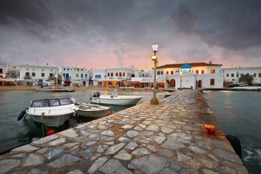 Mykonos Adası.