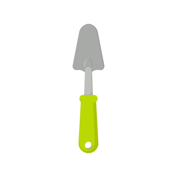 Shovel vector icon isolated on white background. Garden tool in cartoon style — Stock Vector