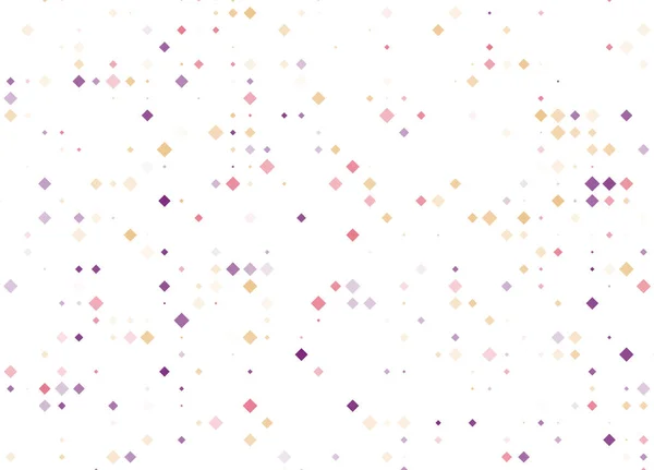 Luz rojo, púrpura, amarillo vector moderno rombo geométrico fondo abstracto. Plantilla de textura punteada. Patrón geométrico en estilo semitono — Archivo Imágenes Vectoriales