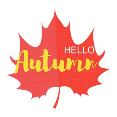 Turuncu akçaağaç yaprağındaki sonbahar tabiri