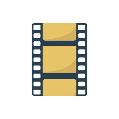 Filmşeridi simgesi. Tasarım öğesi