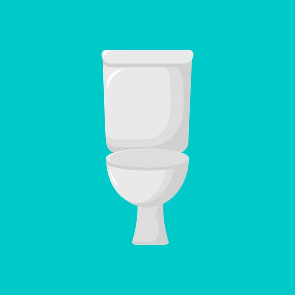 Modern toilet icoon. Cartoon toilet — Stockvector