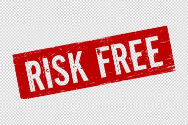 Grunge kırmızı Risk siz kare kauçuk