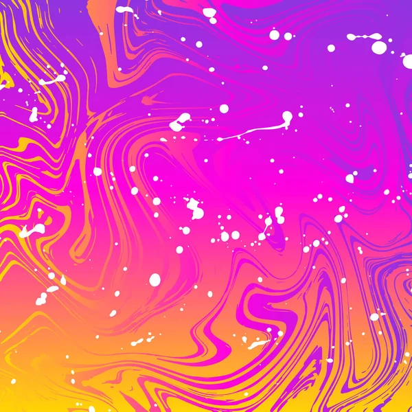 Tekstur gradien gelombang dengan warna cerah - Stok Vektor