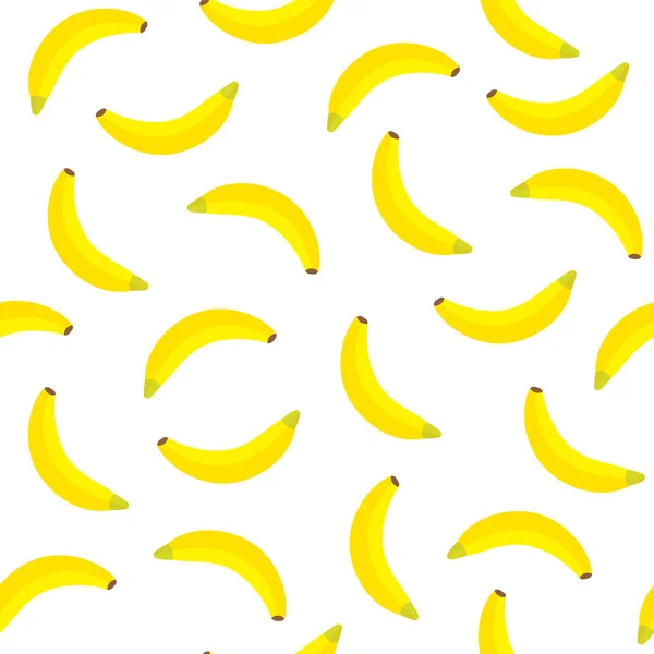 디자인에 대 한 바나나 원활한 패턴입니다. 유기농 식품 — 스톡 벡터