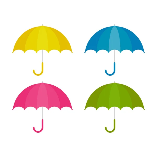 Parapluie en style dessin animé pour le design — Image vectorielle