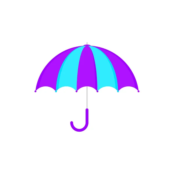 Icône parapluie violet été — Image vectorielle