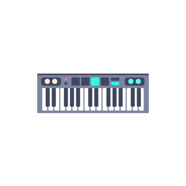 Piano icoon. Geïsoleerd muziekinstrument — Stockvector