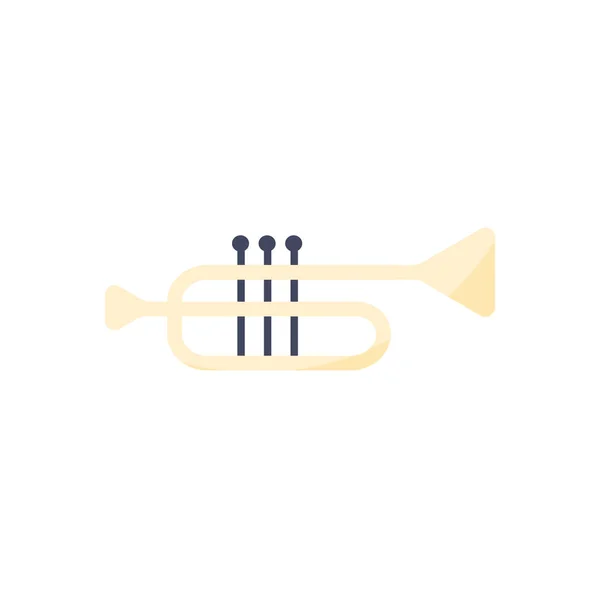 Ilustración vectorial. Icono de trompeta — Vector de stock