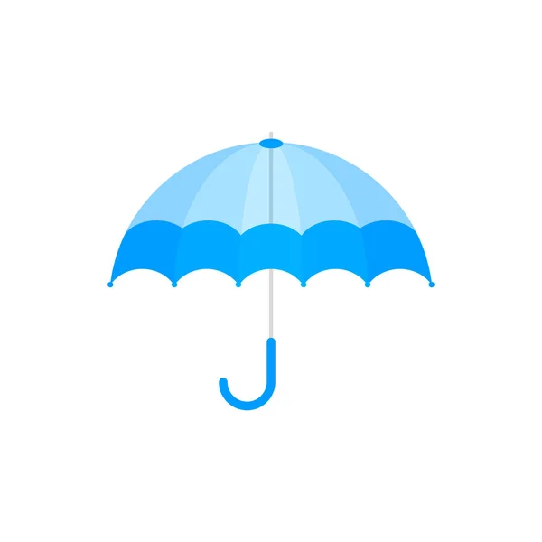 Illustration vectorielle. Parapluie bleu icône. Parapluie bleu isolé . — Image vectorielle