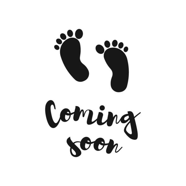 Kısa bir süre içinde geliyor, illüstrasyon vektör 